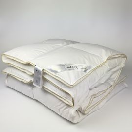 Ковдра пухова Royal Series Climate-comfort з сірим пухом