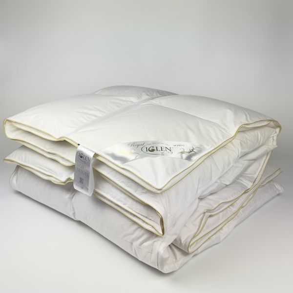 Ковдра пухова Royal Series Climate-comfort з сірим пухом
